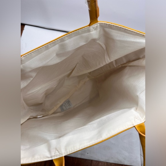 NWOT Saks Fifth Avenue Woven Raffia Tote - Picture 3 of 6